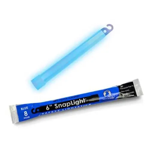 Blue glow stick