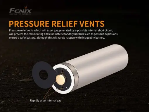 KT Services - Fenix - Battery 21700 5000mAh Type-C USB Rechargeable