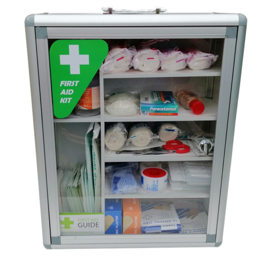 50 person metal wall first aid kit