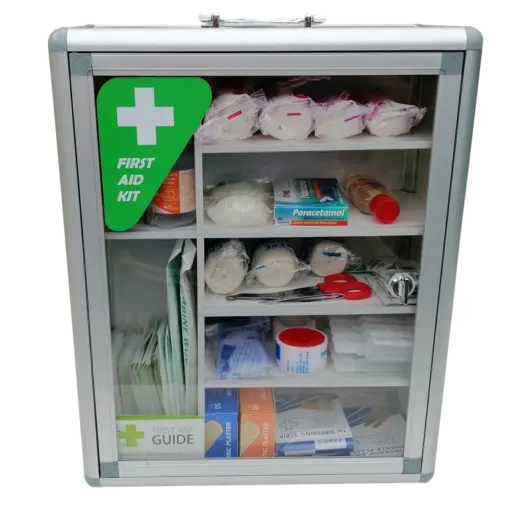 50 person metal wall first aid kit