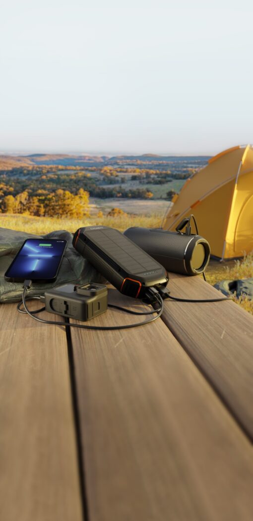 KT Services - Cygnett Power Bank Solar 20,000 mAh - Outback
