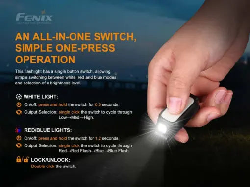 KT Services - Fenix - Flashlight EDC Mini-Lite (150 lumens)