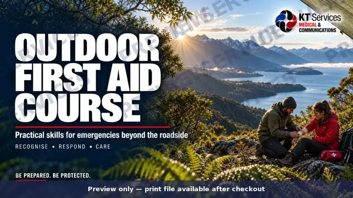 Outdoor First AId Posters 1 KT Services - Outdoor First AId Posters